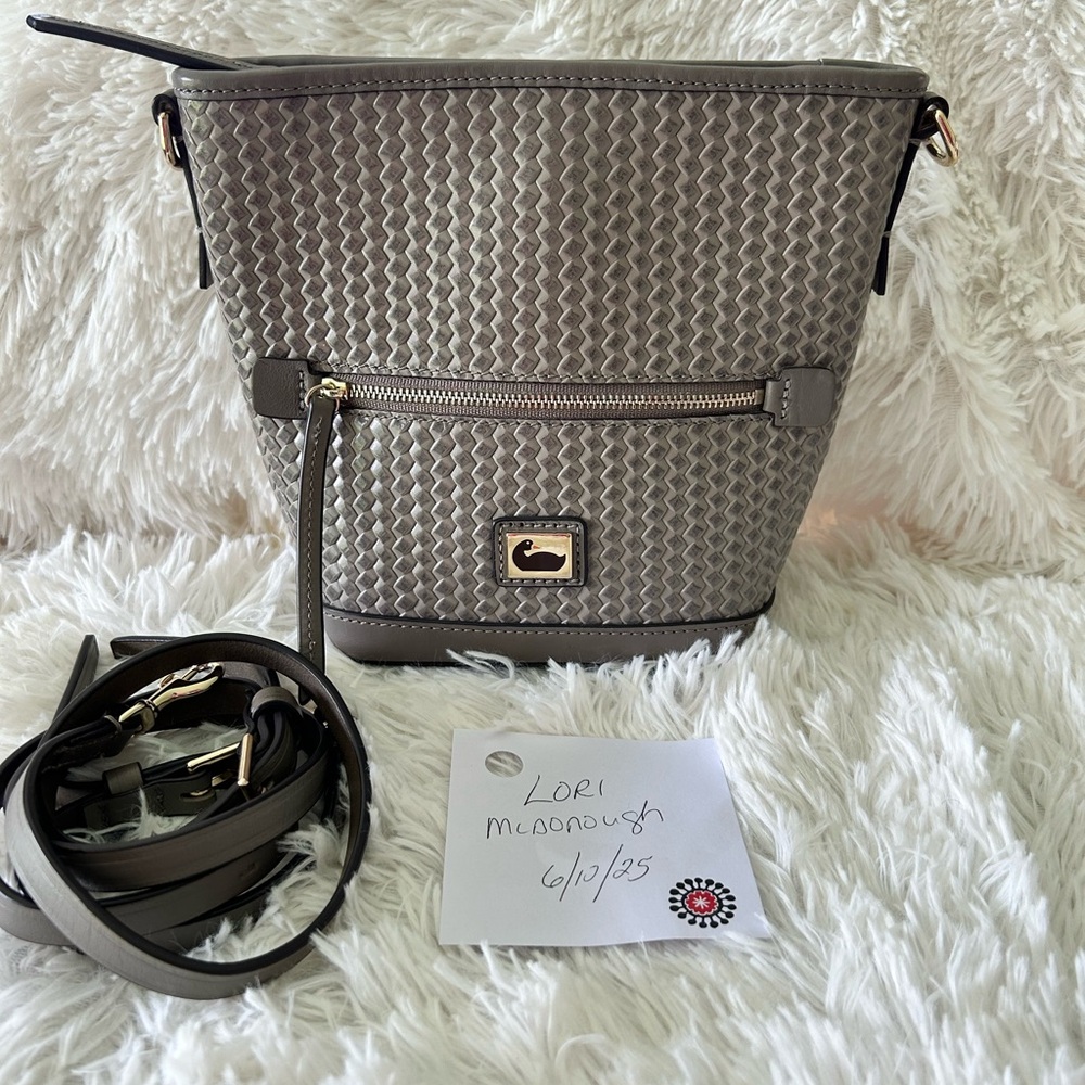 Dooney & Bourke Gray crossbody with texture